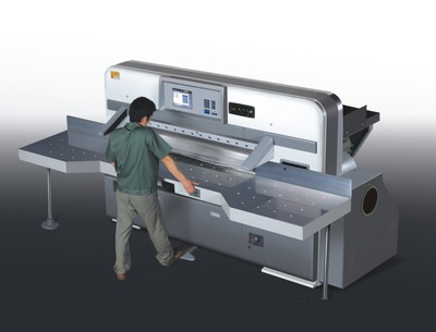 Máquina de corte de papel / cortadora de papel / guillotina de control de programa