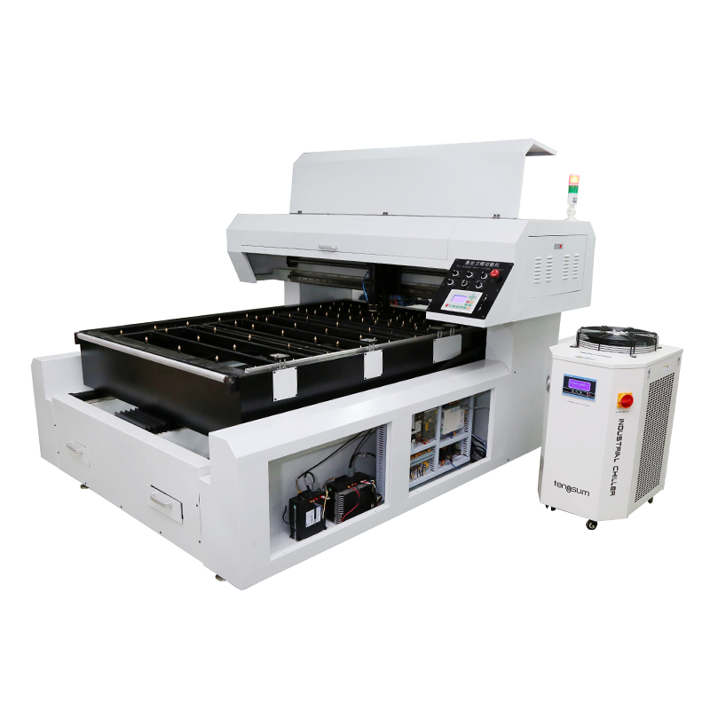 Máquina troqueladora de corte láser plano Máquina cortadora láser de tablero